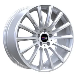 Euro Design – Sacco – Silver – 18″x7.5″ 30mm – All weather Wheels – SAC1875F30666S